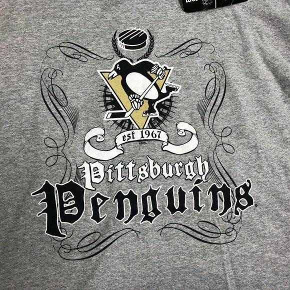 NEW MENS ANTIGUA  PITTSBURGH PENGUINS SHIRT - Picture 2 of 8
